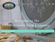 Tablet Screenshot of 1000islandssoapco.com